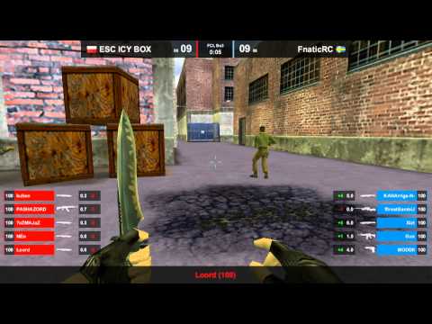 CS 1.6 FCL - fnatic vs. ESC @ train