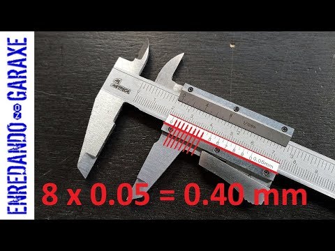 How to read the caliper Vernier scale easily