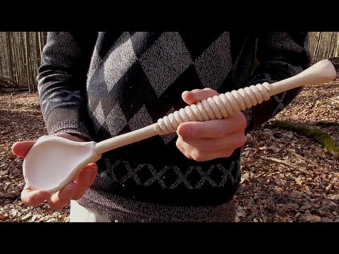 Einen Kochlöffel schnitzen / carving cooking spoon