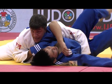 Beka Gviniashvili (GEO) vs. Altanbagana Gantulga (MGL) -90kg Judo Grand Prix Ulaanbaatar 2014