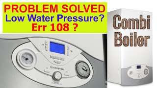 How to INCREASE pressure in Combi Boiler? | Err 108 | Low Water Pressure #boiler #pressure