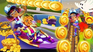 Barbie Doll Jenny Running Video Games - Subway Surfer World Tour