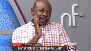 Gov't Withdraws Spy Bill from Parliament - Newsfile on Joy News (2-7-16)