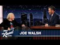 Joe Walsh on Playing with Peter Townshend, VetsAid Charity Show & He Jams on the Clarinet