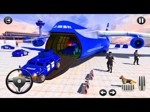 US Police Limo Transport, Aeroplane transport Game - Android Gameplay
