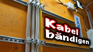 Leitungen ordentlich an Steigetrassen befestigen! ElektroM