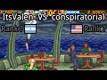 Dragon Master ItsValen AR Rank Vs Conspiratorial US Rank