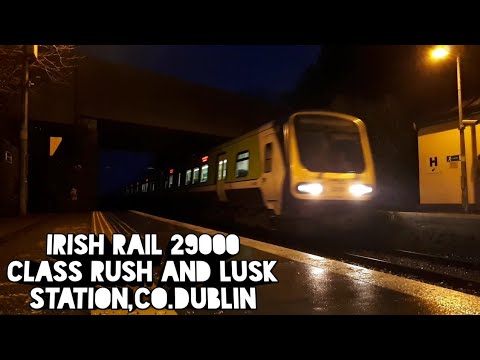 Irish Rail 29000 Class Commuter Train - Rush & Lusk Station, Co.Dublin