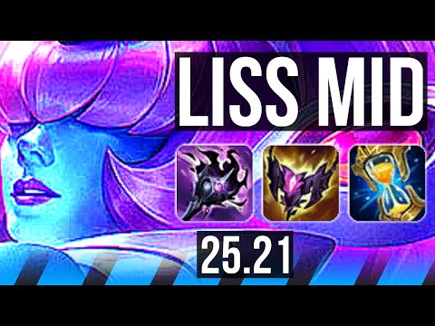 LISSANDRA vs ZED (MID) | KR Master | 25.21