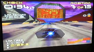 WipEout 64 (Nintendo 64, 1998) Gameplay