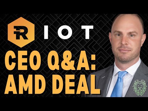 RIOT & AMD Deal Analysis | Riot Platforms CEO Q&A | Huge News for RIOT | RIOT & AMD Stock News Now