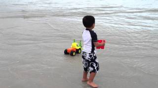 Chuot at New Smyrna Beach w. A. Thong Dec 16, 2011