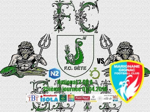 résumé FC Sète34 Marignane 07 04 2018