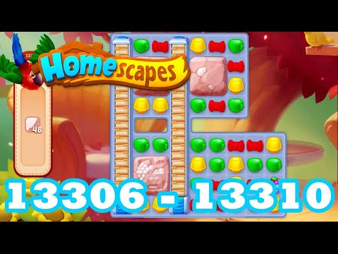 Homescapes Level 13306 - 13310 HD 3 - match puzzle Gameplay | android | IOS | 13307 | 13308 | 13309