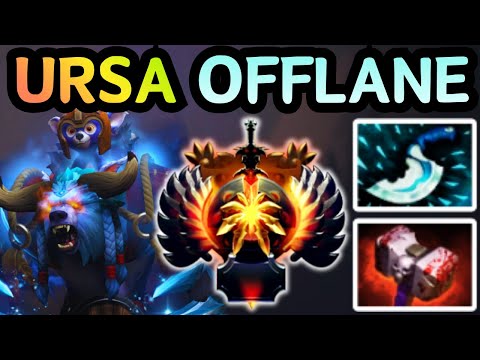 🔥 URSA OFFLANE — MAX FURY SWIPES = FREE WIN | DOTA 2 GAMEPLAY 🔥