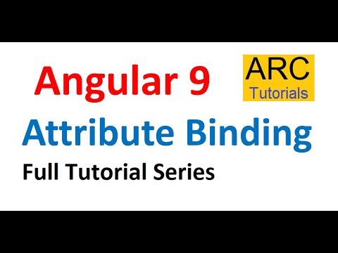 Angular 9 Tutorial For Beginners 20 Attribute Binding