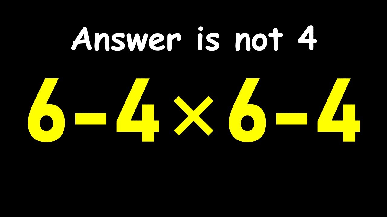 This Math Problem Tricks Everyone!
