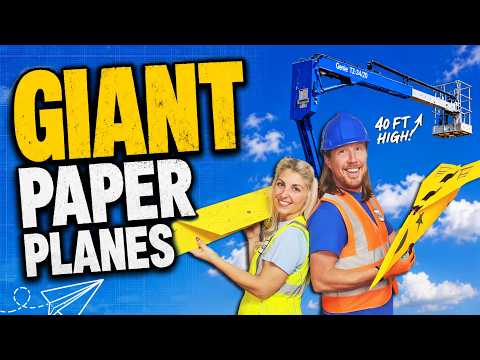 Paper Planes and Construction Lift Adventure for Kids - Kingdom Kids Zone, Sing With Me - Handyman Hal - Music for Kids
