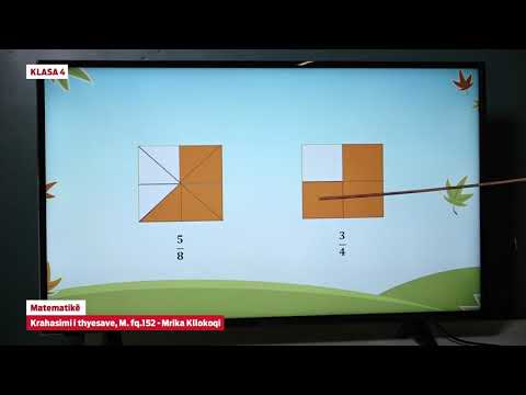 e Mesimi Klasa 4 - 4066 Matematikë - Krahasimi i thyesave, M.  fq.152
