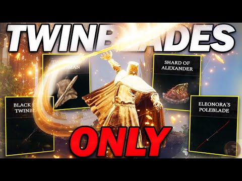 "Twinblades are... INSANE!" - Beating Elden Ring using Twinblades ONLY!
