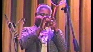 DIZZY GILLESPIE 1988 @ CHICAGO's Wells H.S. on his 71st birthday