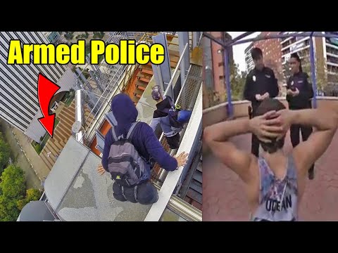 Rooftop Police escape *ARRESTED* 🇪🇸