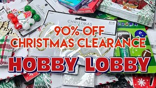Run To Hobby Lobby Christmas Clearance 90% off | Part 1