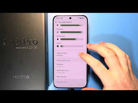 Realme GT 8 Pro - How To Change Volume Button Controls