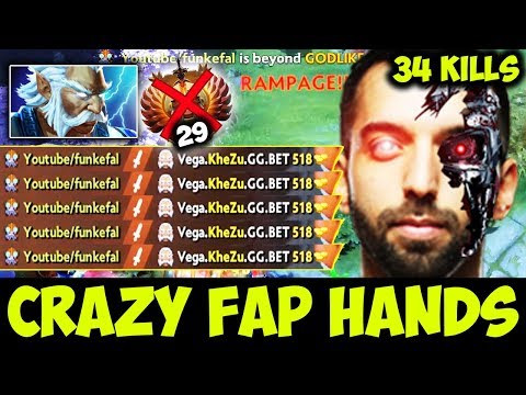 Funkefal Tinker Crazy One Man Show With 34 Kills - The Man With The 10 Fingers Dota 2