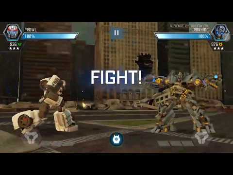 Prowl vs. Ironhide - Arena - Transformers: Forged to Fight (TFTF)