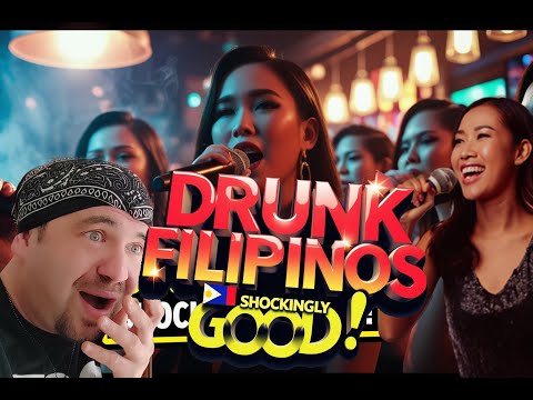 FILIPINO DRUNK SINGERS  Go PRO: Filipino Karaoke Madness PART 1  ( Reaction )