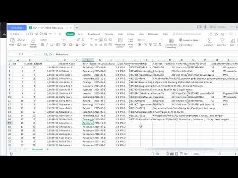 Tutorial Export Data Siswa ke Excel