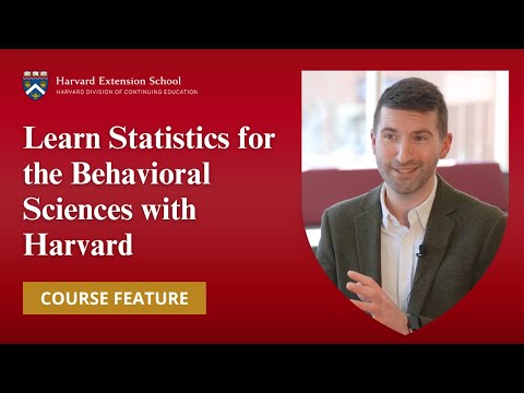 Learn Statistics for the Behavioral Sciences with Harvard