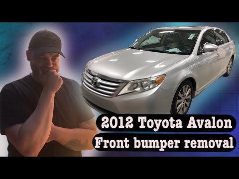 2012 Toyota Avalon Front Bumper Removal