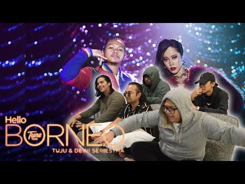 Hello Borneo - Tuju & Dewi Seriestha (Official Music Video) REACTION | Serabut React