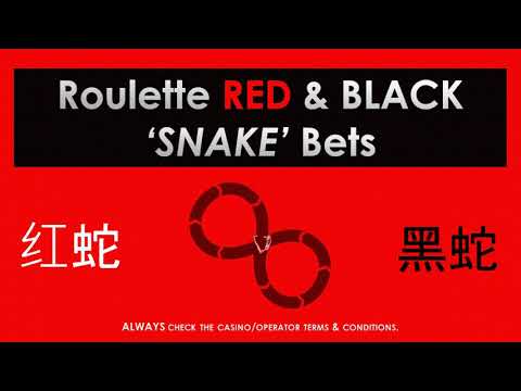 SIMPLE Roulette Red & Black SNAKE BETS💲💲💲 ...