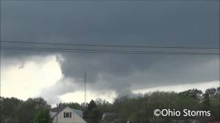 preview picture of video 'Supercell Thunderstorm near Huron, Ohio 5/12/14'