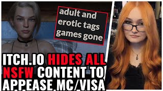 Itch.io Hides ALL NSFW Content To Appease Payment Processors, Over 20k Games TARGETED