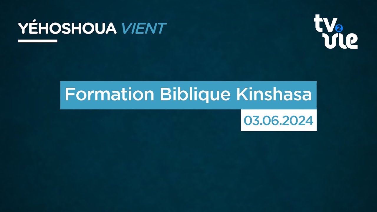 Thumbnail of video: Formation Biblique Kinshasa