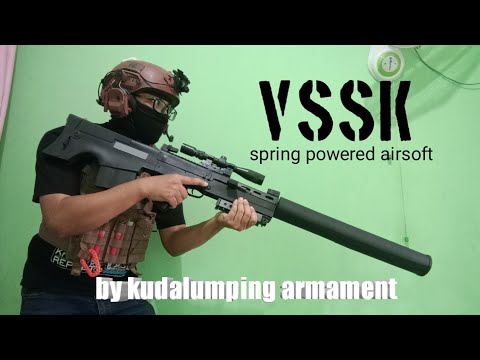 VSSK sniper rusia spring airsoft
