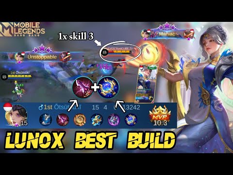 CARA MAIN LUNOX SEASON 18 || MAGE COUNTER ALL HYPERCARRY || LUNOX BEST BUILD