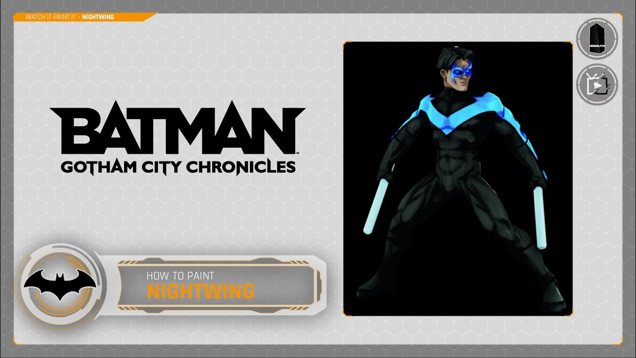 Batman : Gotham City Chronicles - Painting Nightwing (aka Dick Grayson)