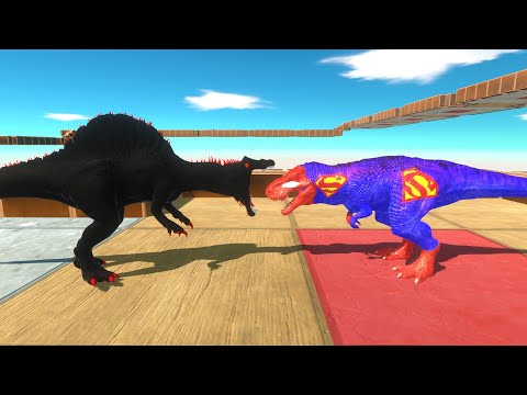 Dark Spinosaurus Dinosaur Death Run - Animal Revolt Battle Simulator