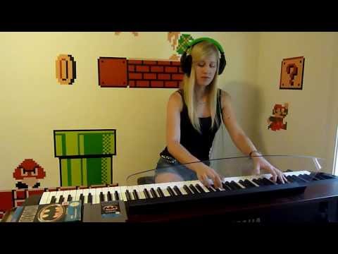 Lara plays Batman (NES) 'Streets of Desolation' on piano