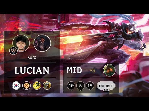 Lucian Mid vs Nautilus - KR Challenger Patch 9.24