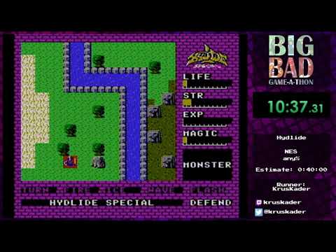 Big Bad Game-a-thon 2017 - Hydlide by KrusKader