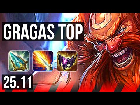 GRAGAS vs SION (TOP) | EUW Master | 25.11