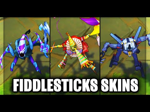 All (OLD) Fiddlesticks Skins Before Rework - League of Legends