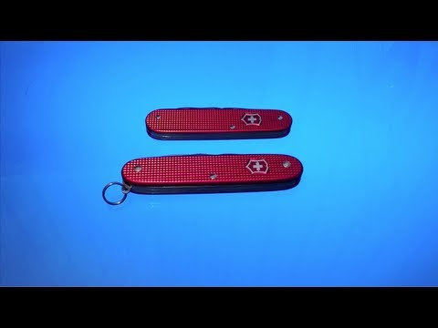 Victorinox Cadet / Pioneer Comparison (red Alox) - Swiss Army Knife
