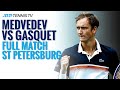 Daniil Medvedev v Richard Gasquet - Full ATP Tennis Match | St Petersburg 2020